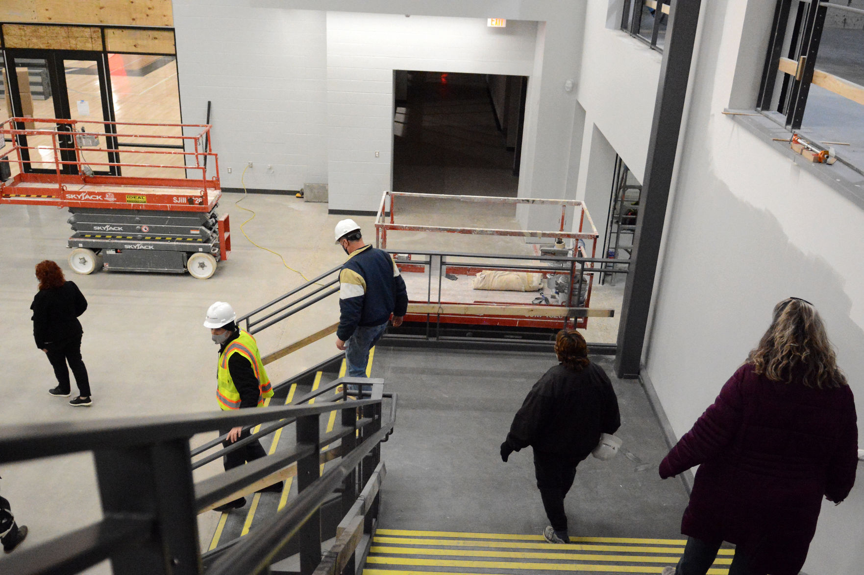 Tour of Jack Young Middle School construction, Dec. 7